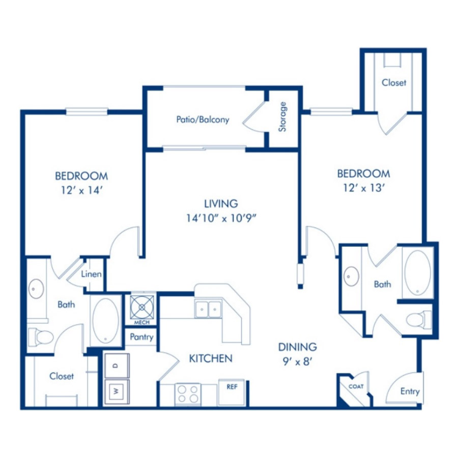 E floor plan