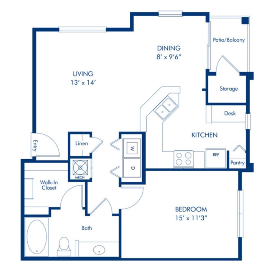 B floor plan