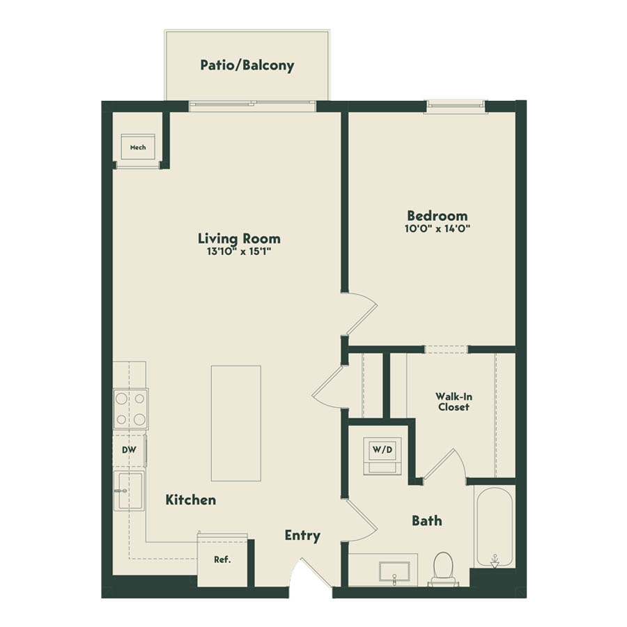 B-2 floor plan