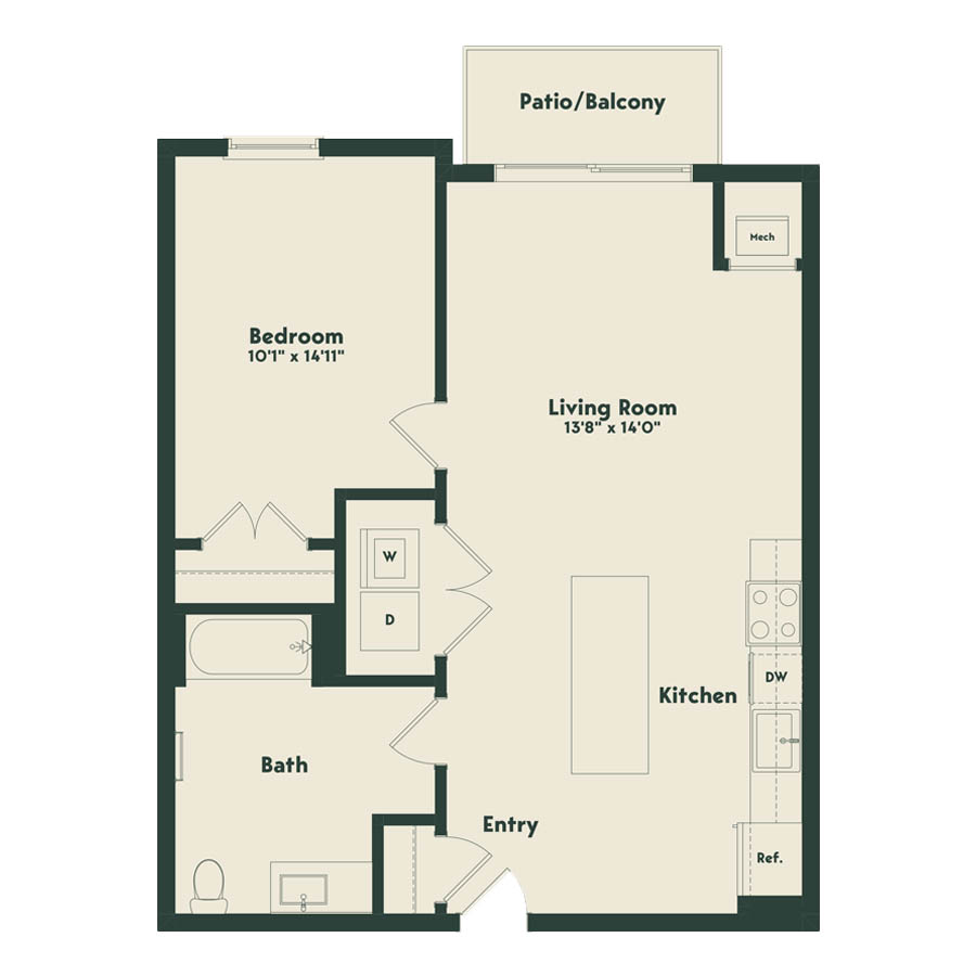 B-7 floor plan