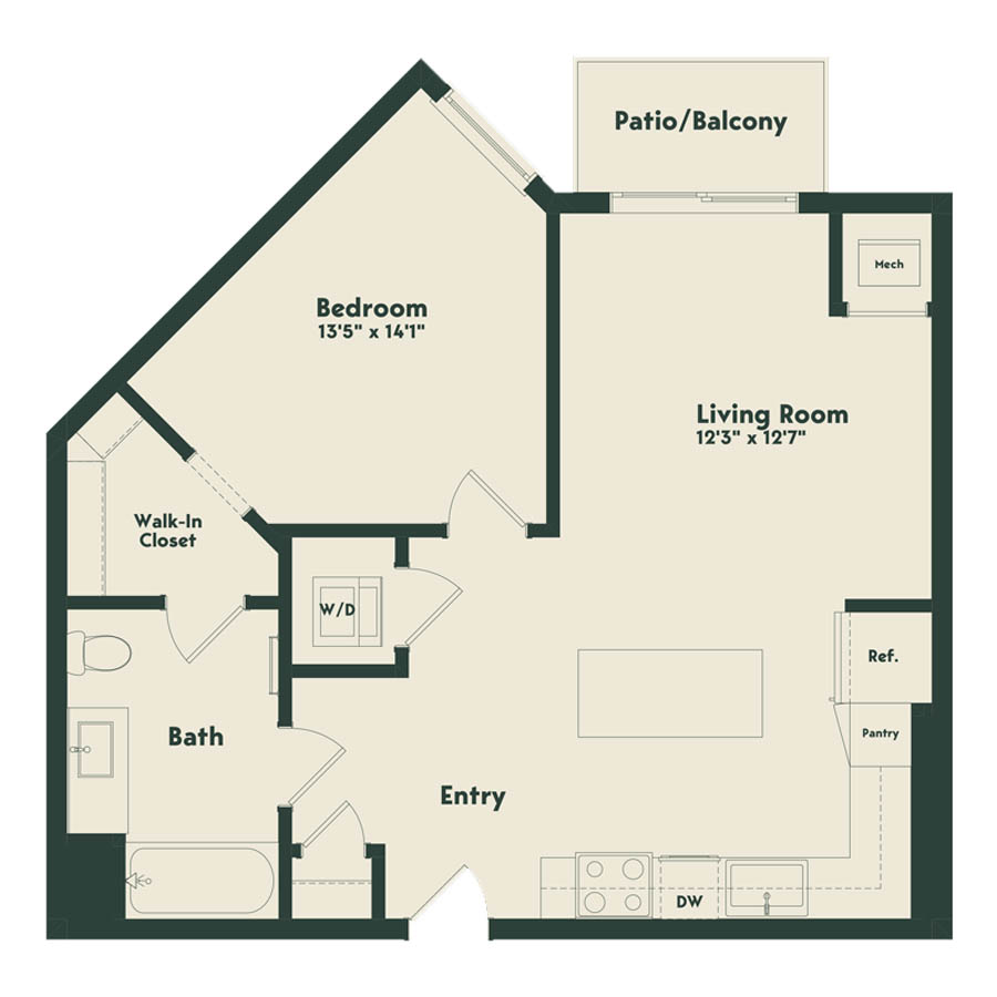 B-3 floor plan