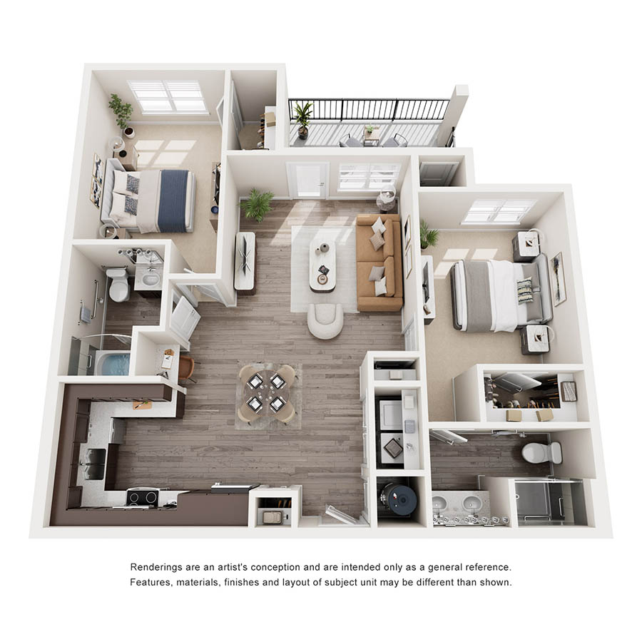 B1B floor plan