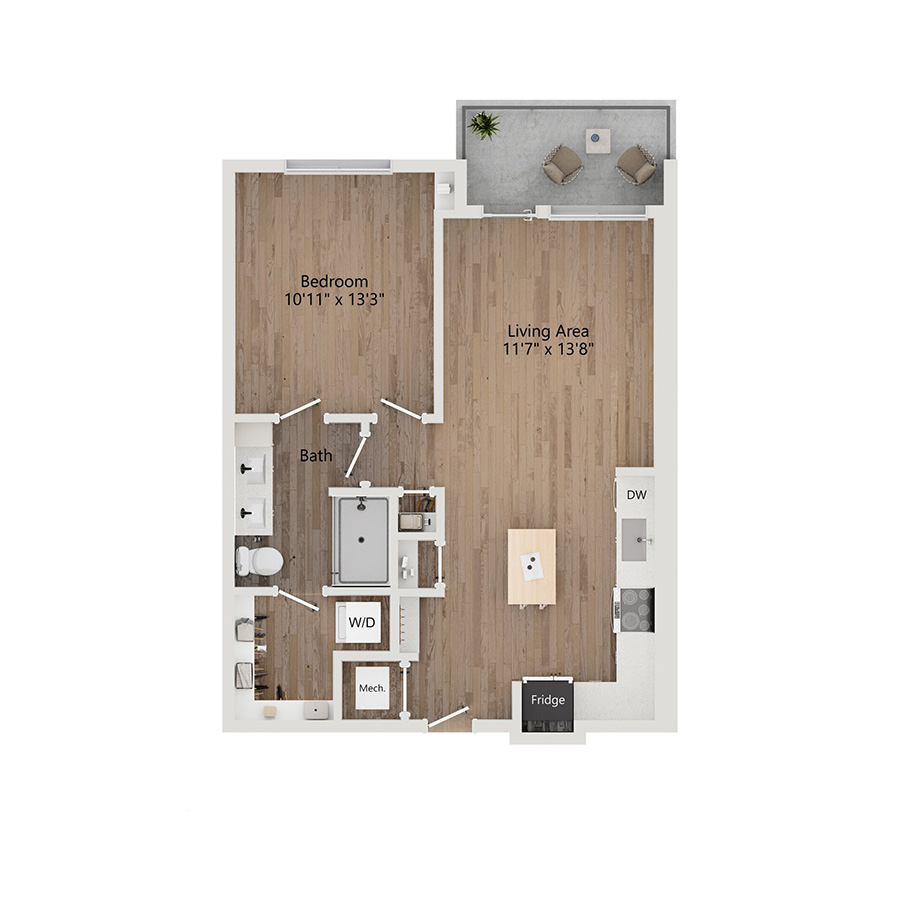 A5LW floor plan