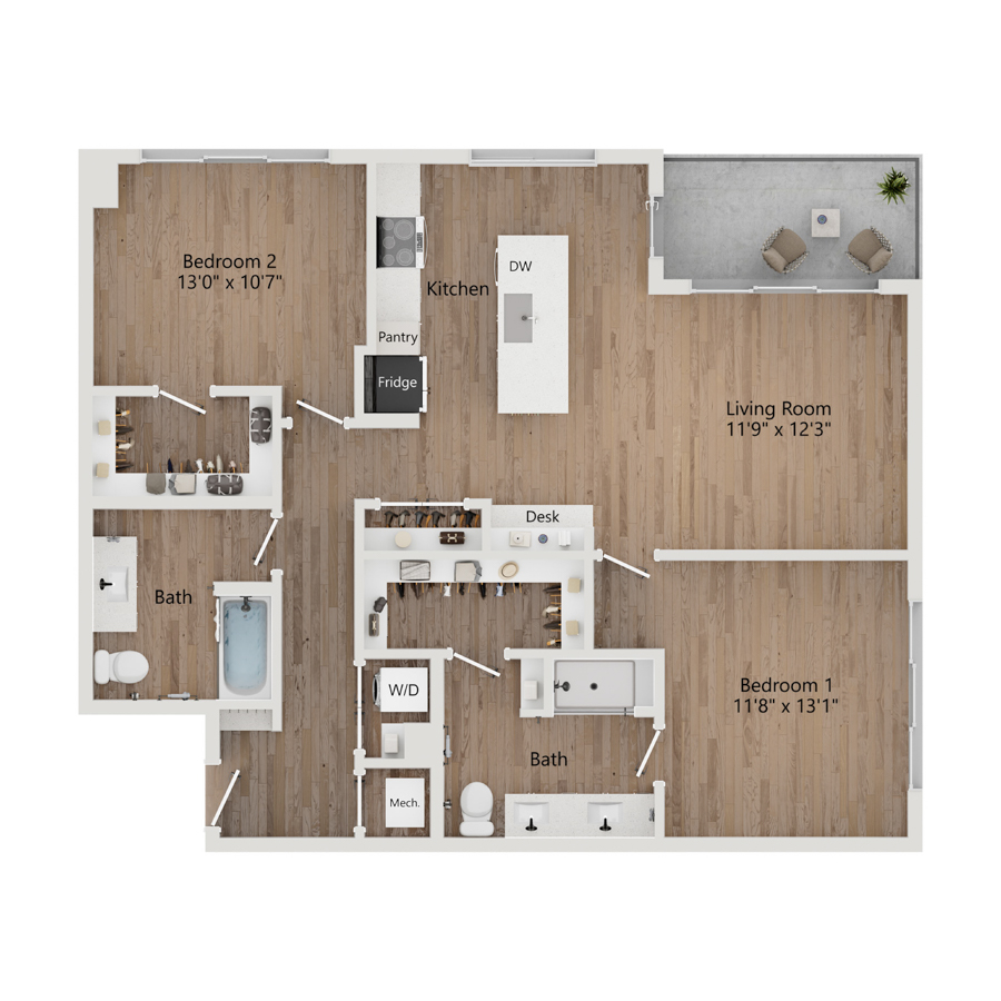 B7 floor plan