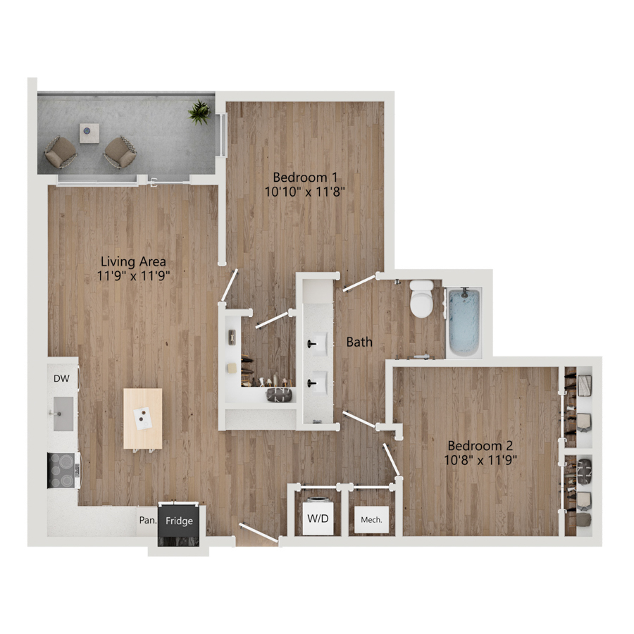 B2 floor plan
