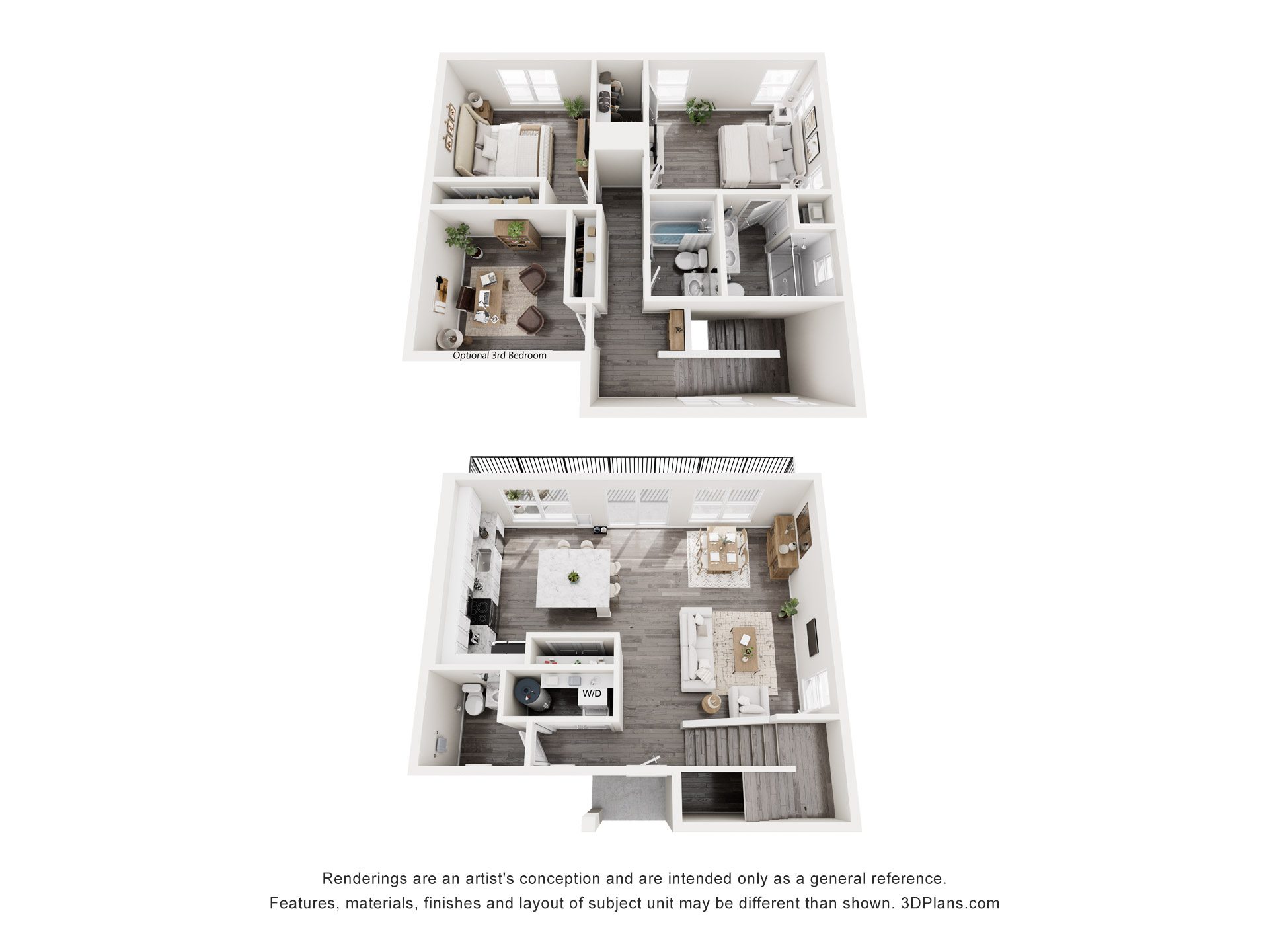 Townhome 3 floor plan