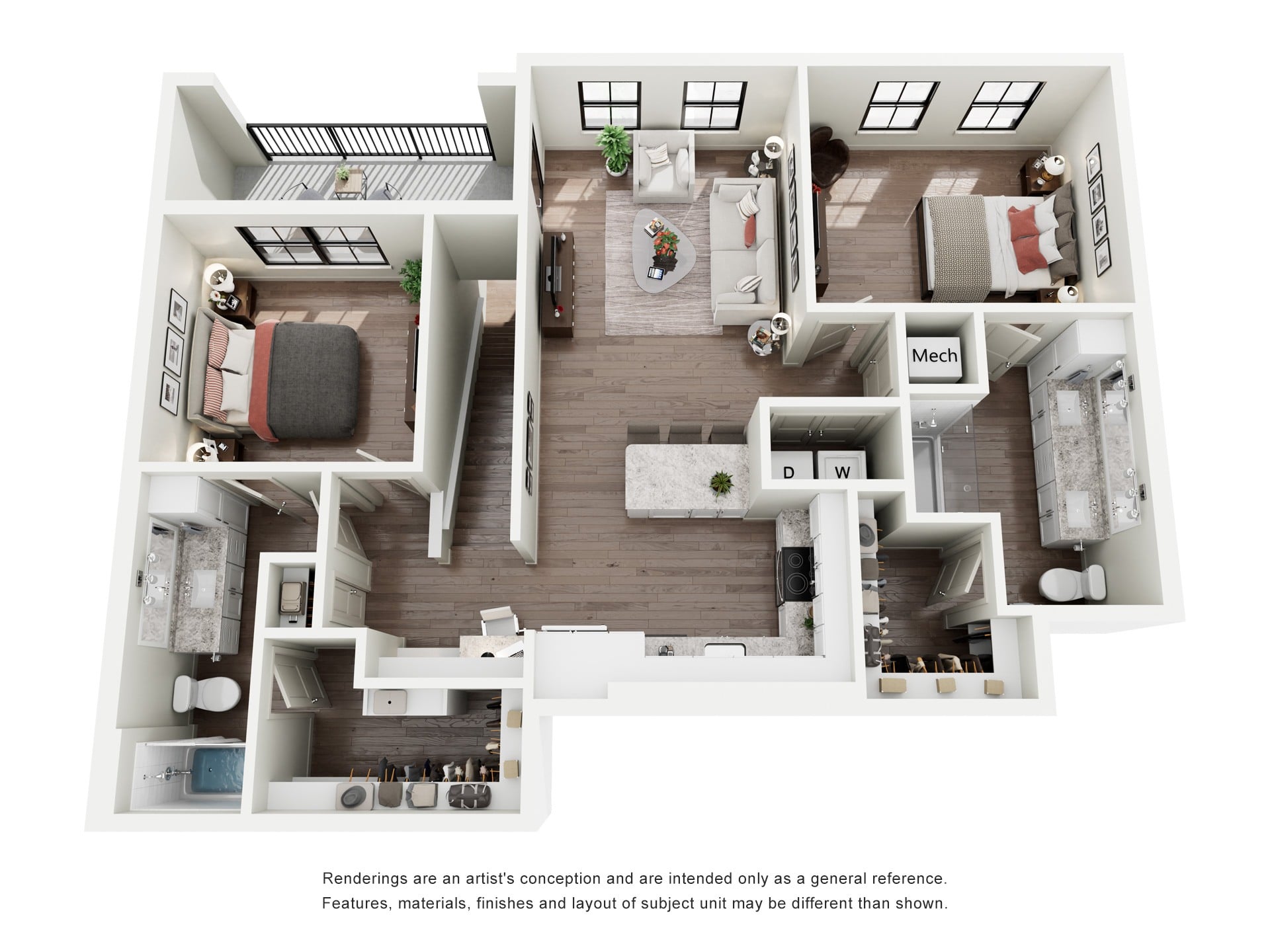 B1A floor plan