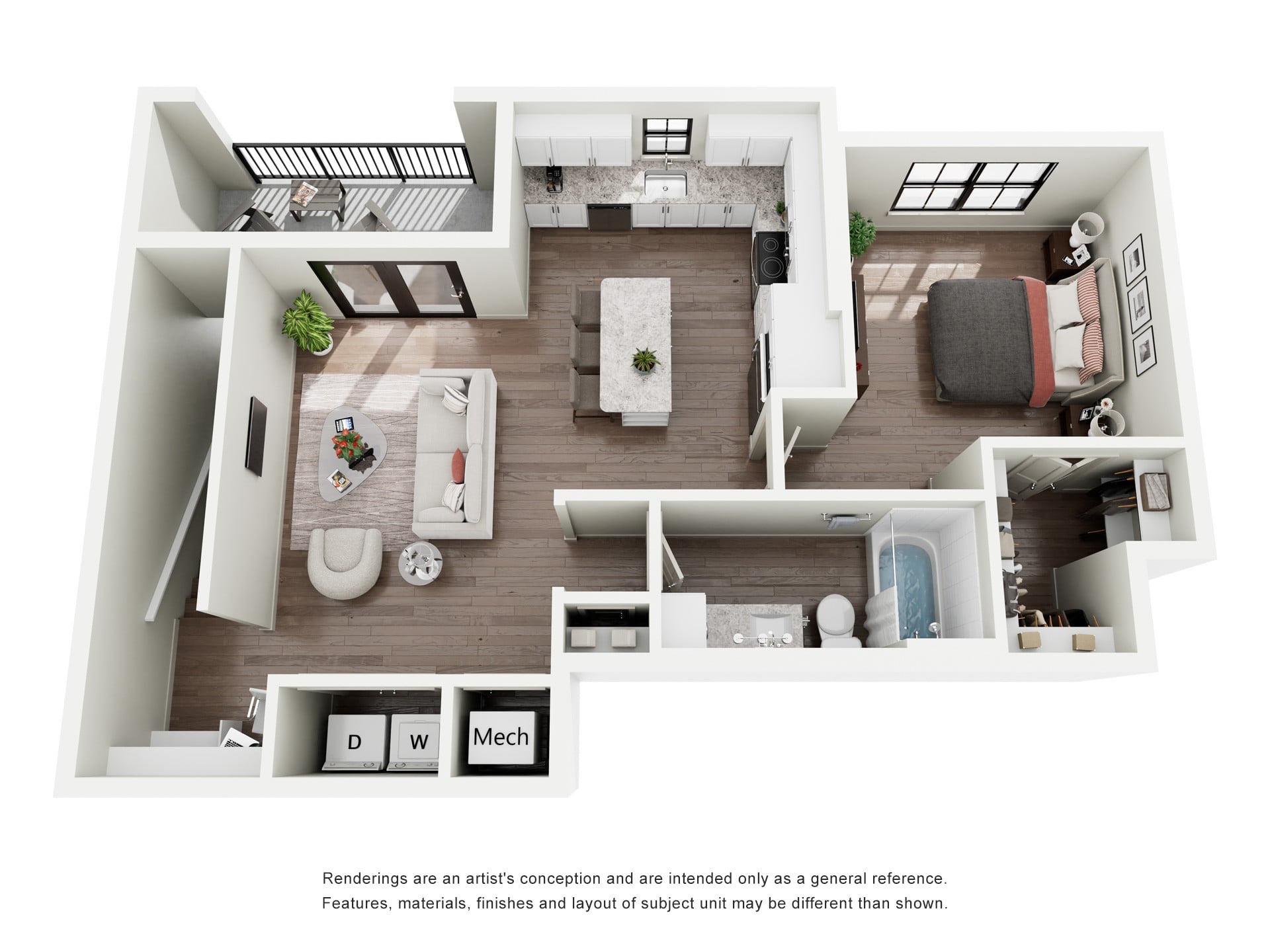A1 floor plan