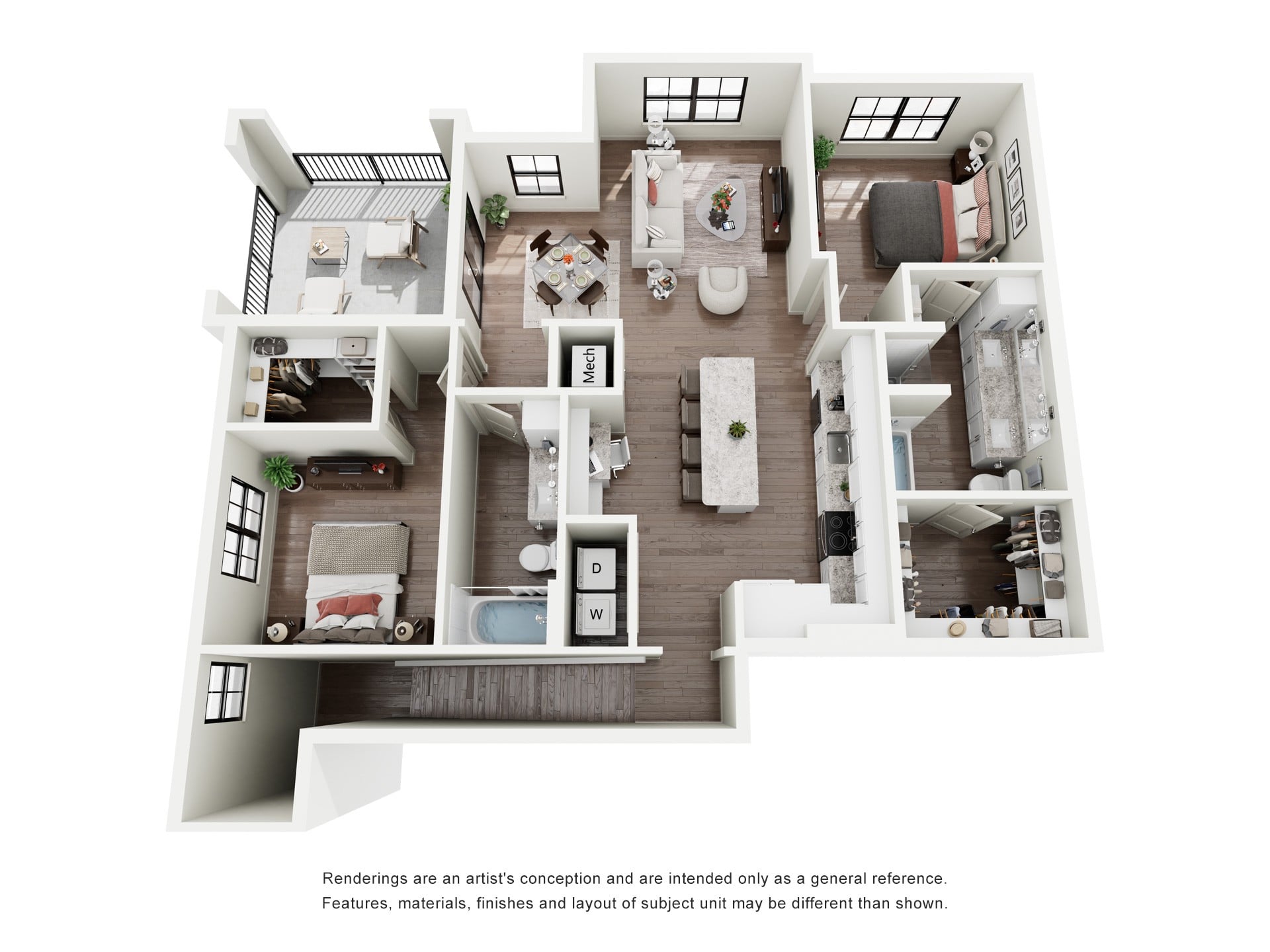 B3A floor plan