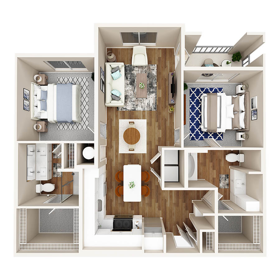 B2 floor plan