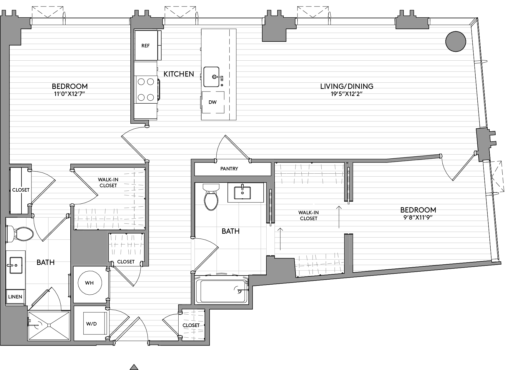 2-Bed-2-Bath-BC7 floor plan