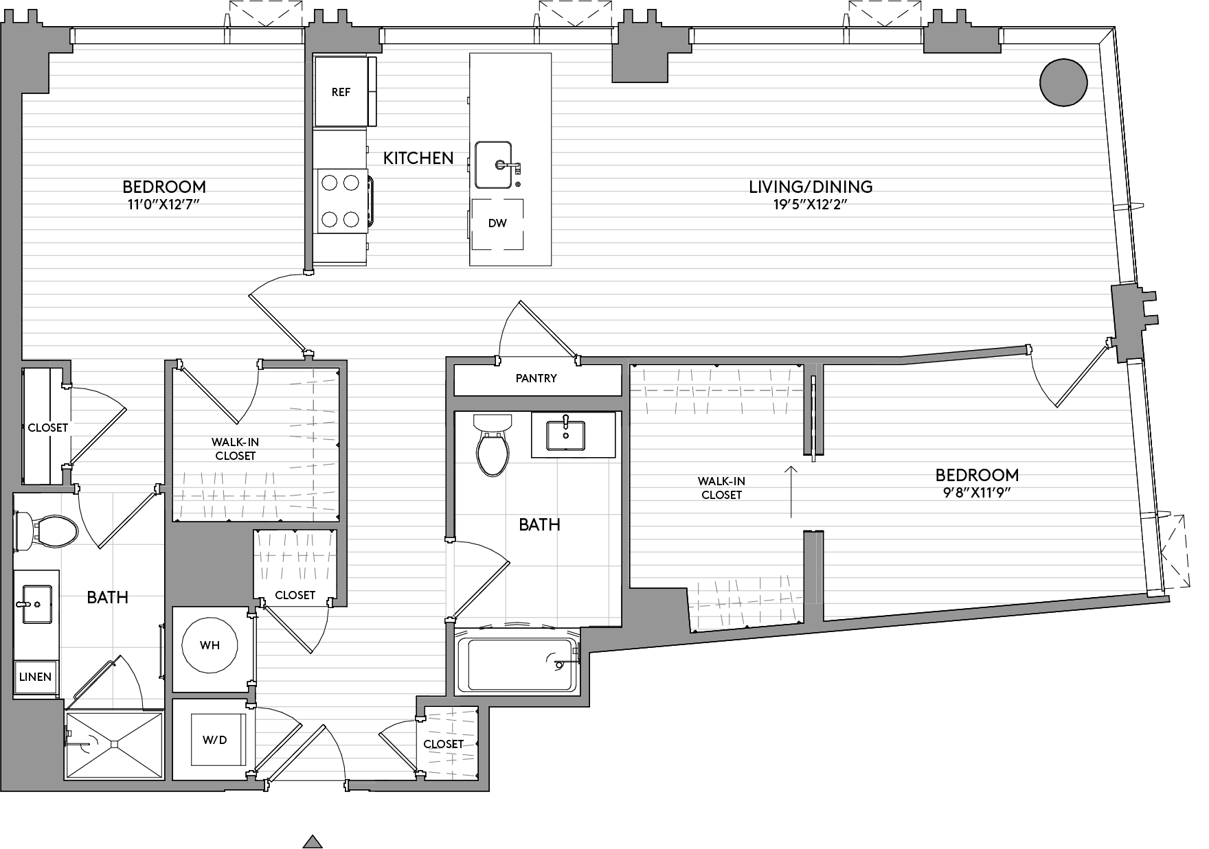 2-Bed-2-Bath-BC6a floor plan