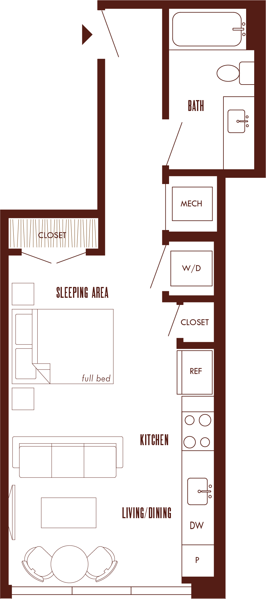 Studio-S1 floor plan