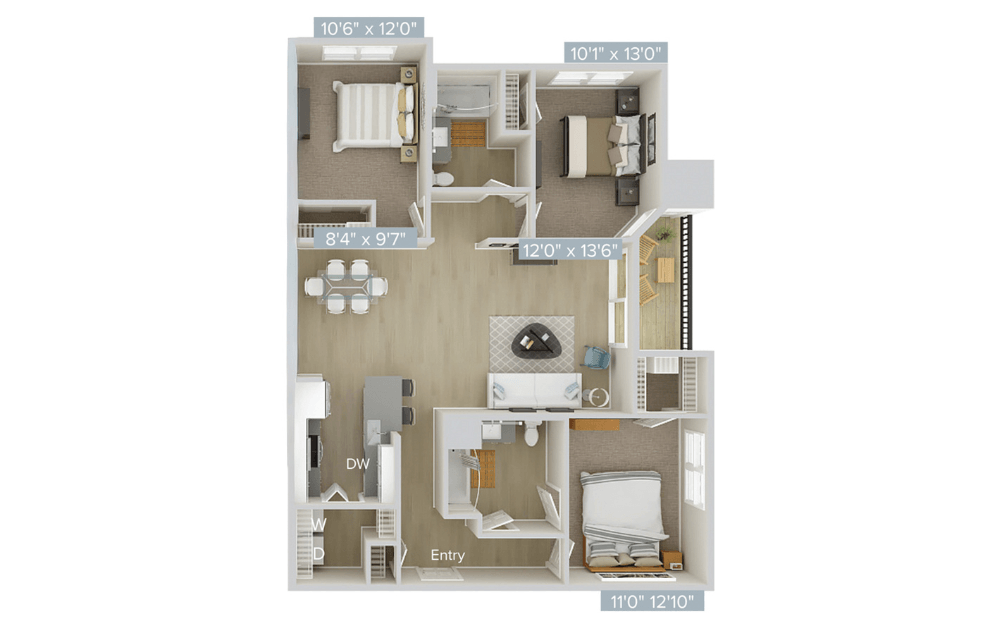 CF1 floor plan
