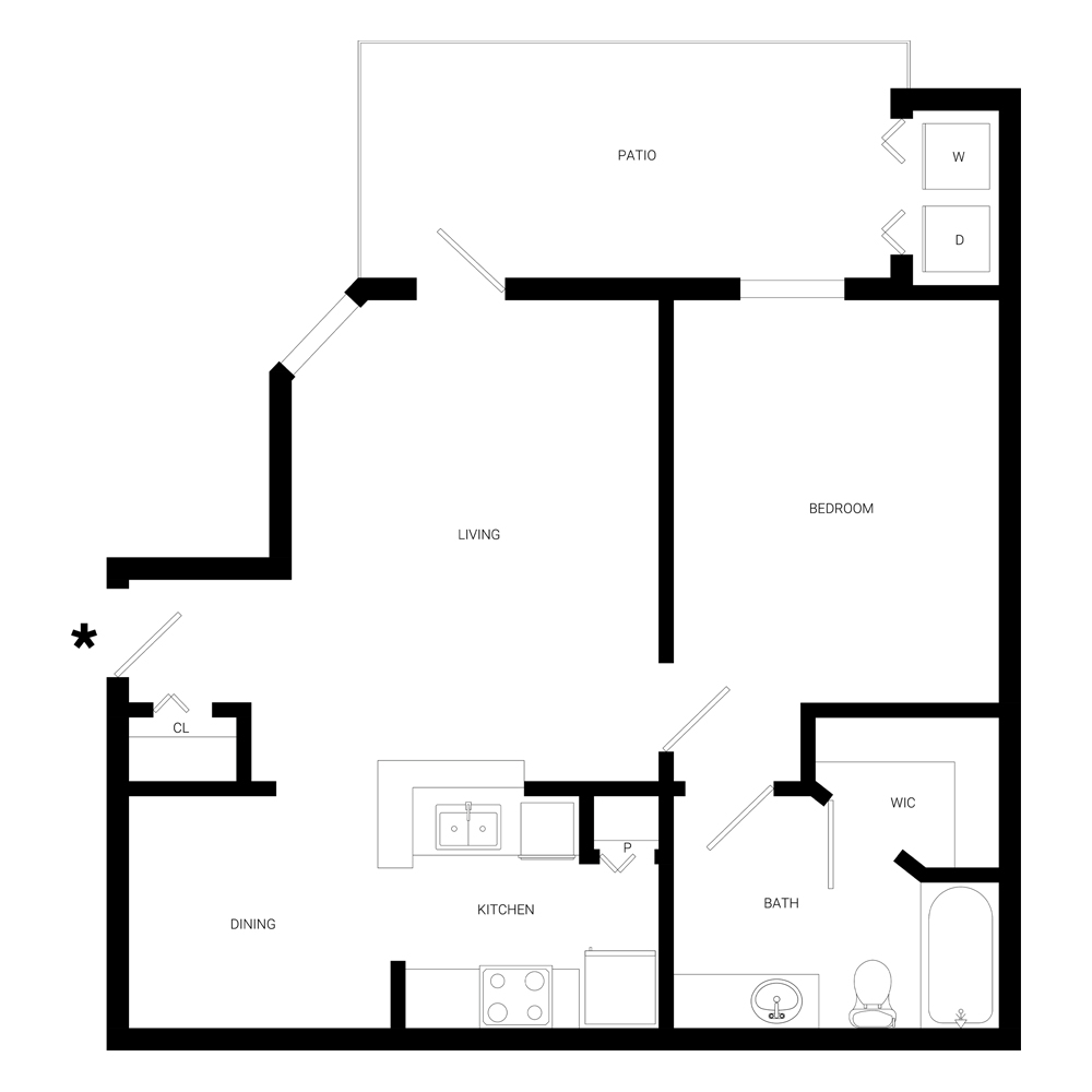 A2 floor plan