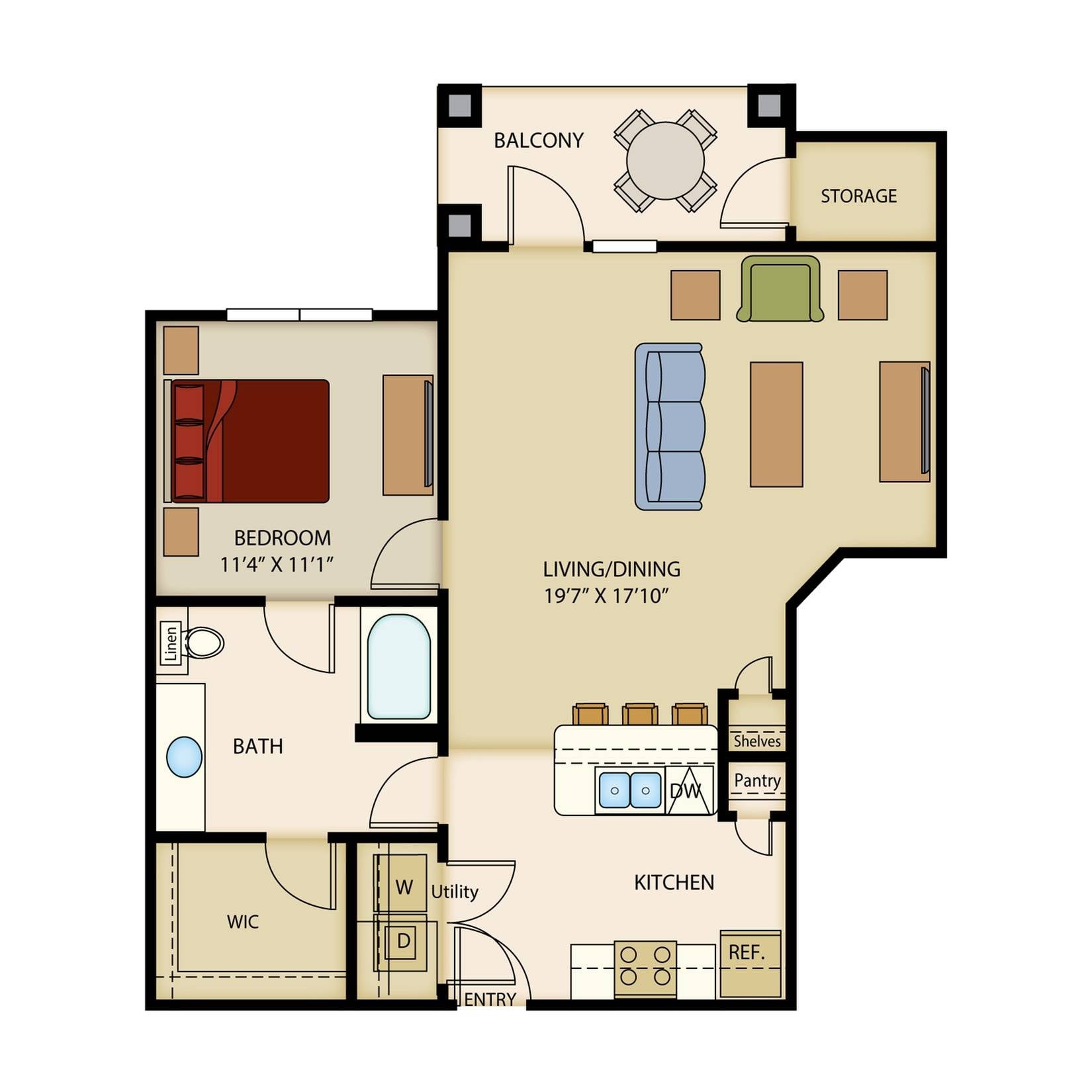 A6 floor plan