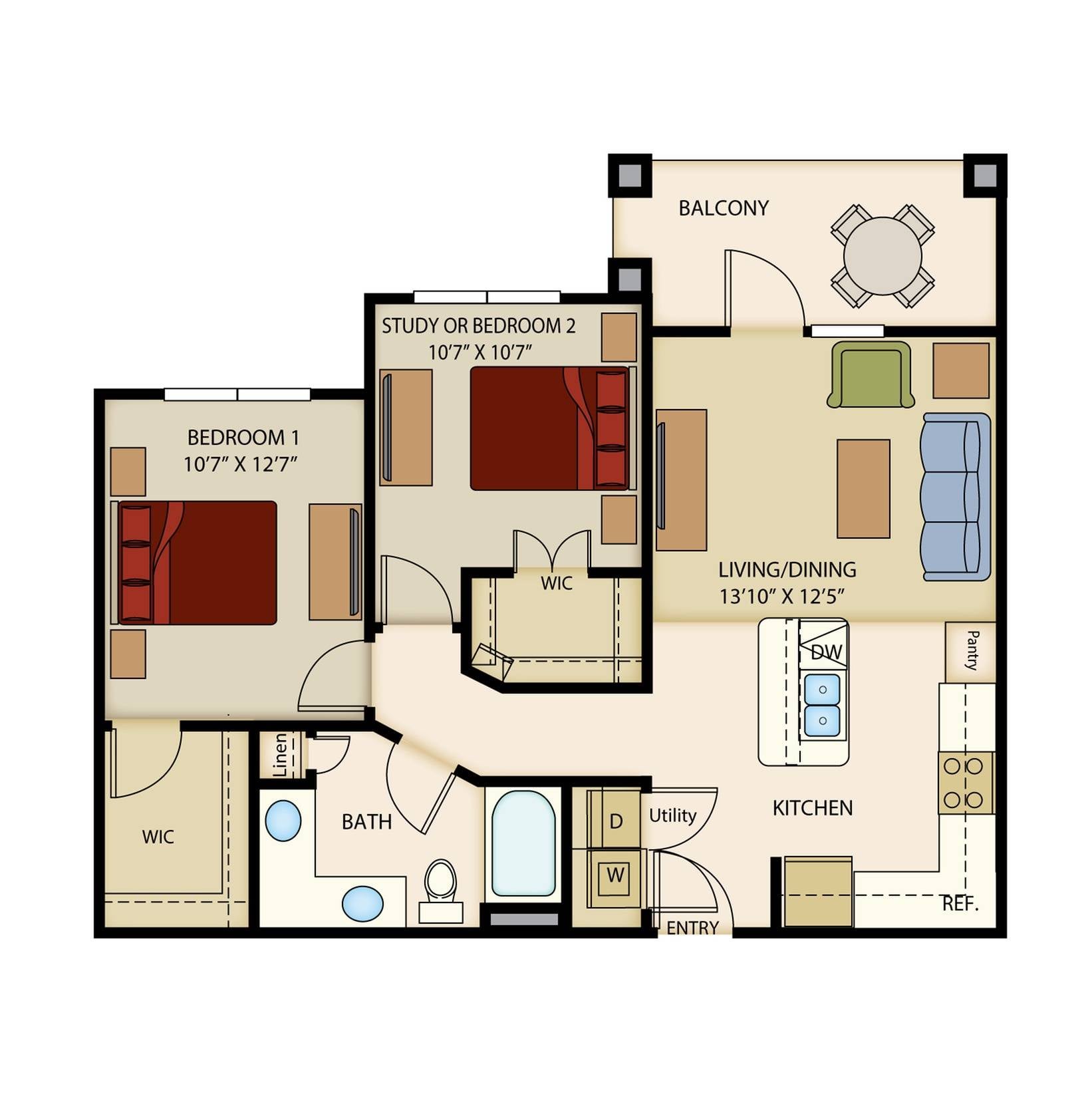B1c floor plan