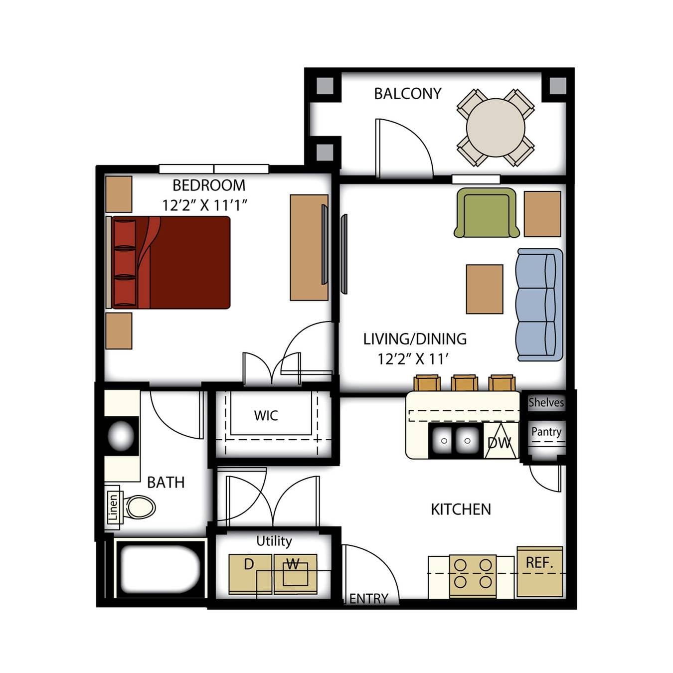 A1 floor plan