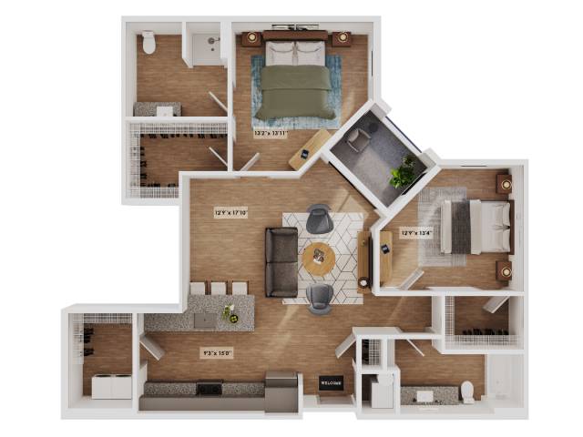 2x2-The Maya floor plan