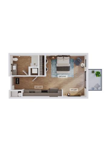 0x1-The Clark floor plan