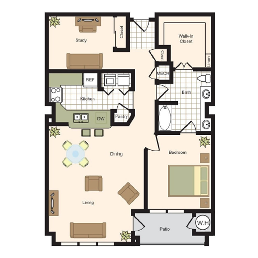 A6 floor plan