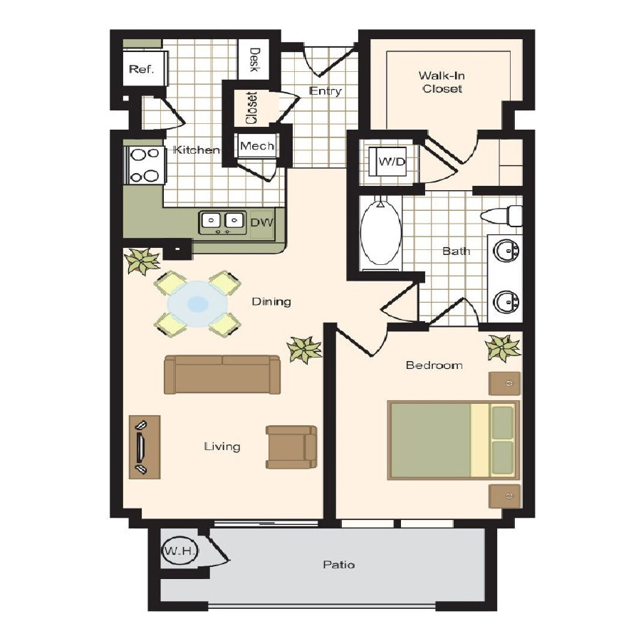 A2 floor plan