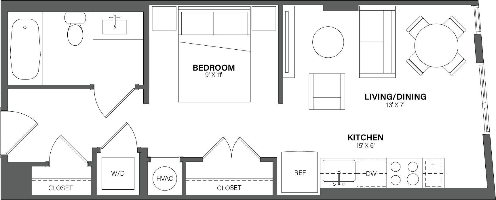 Studio-S15 floor plan