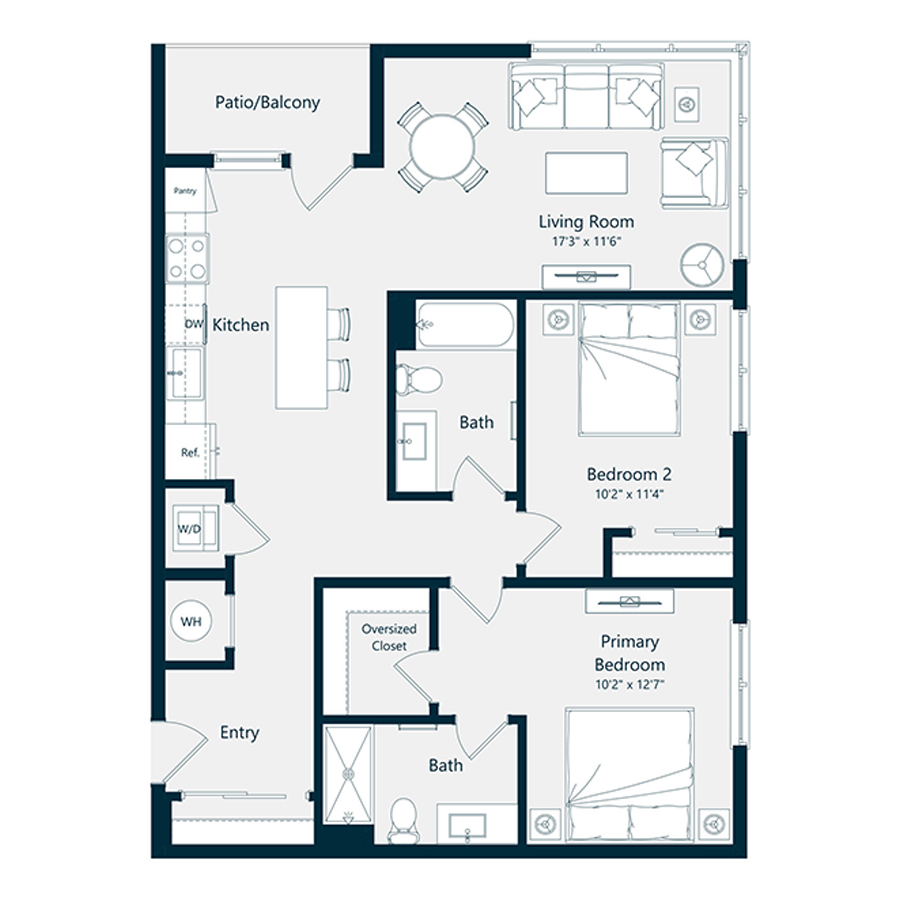 D2 floor plan