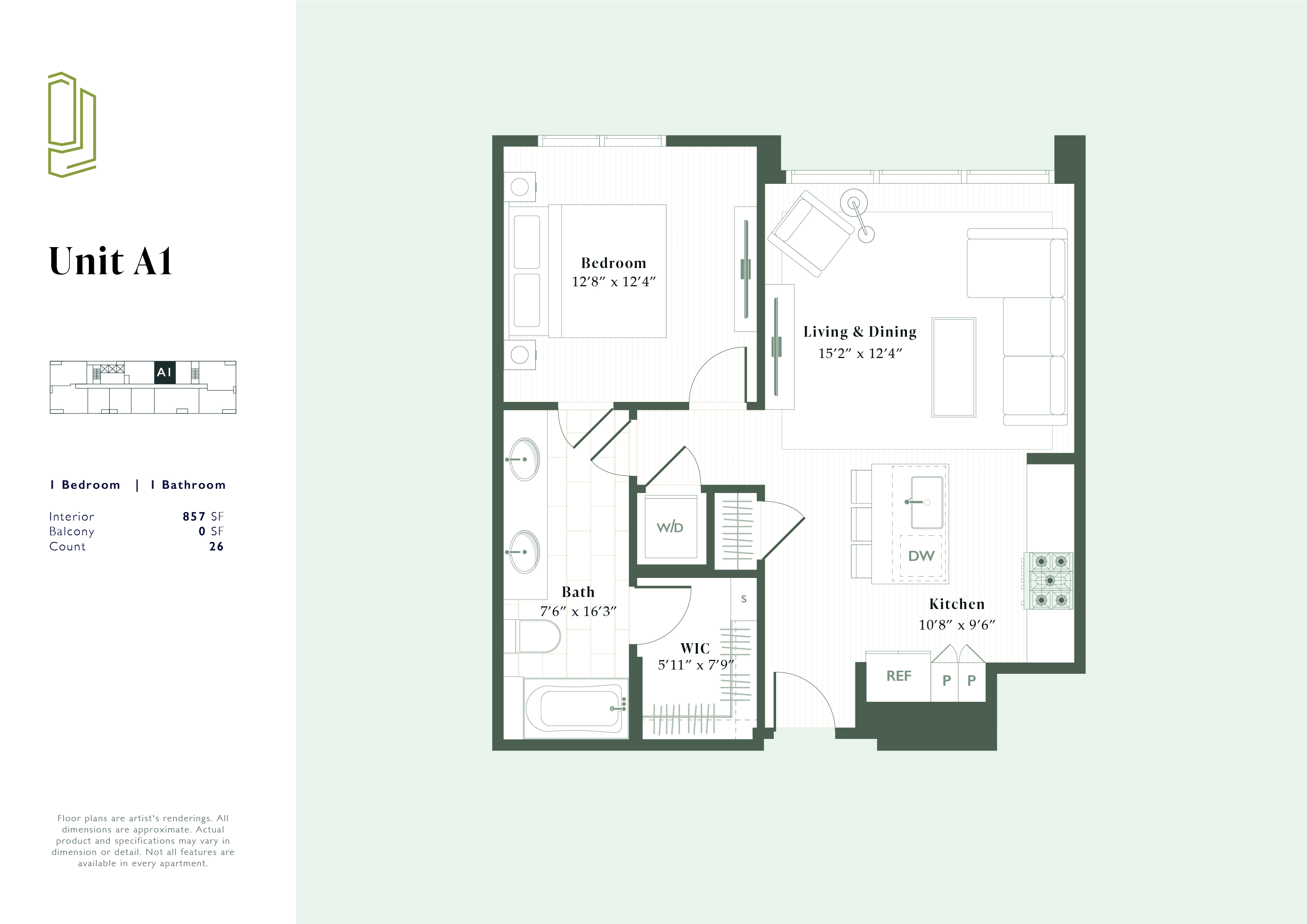 A1 floor plan