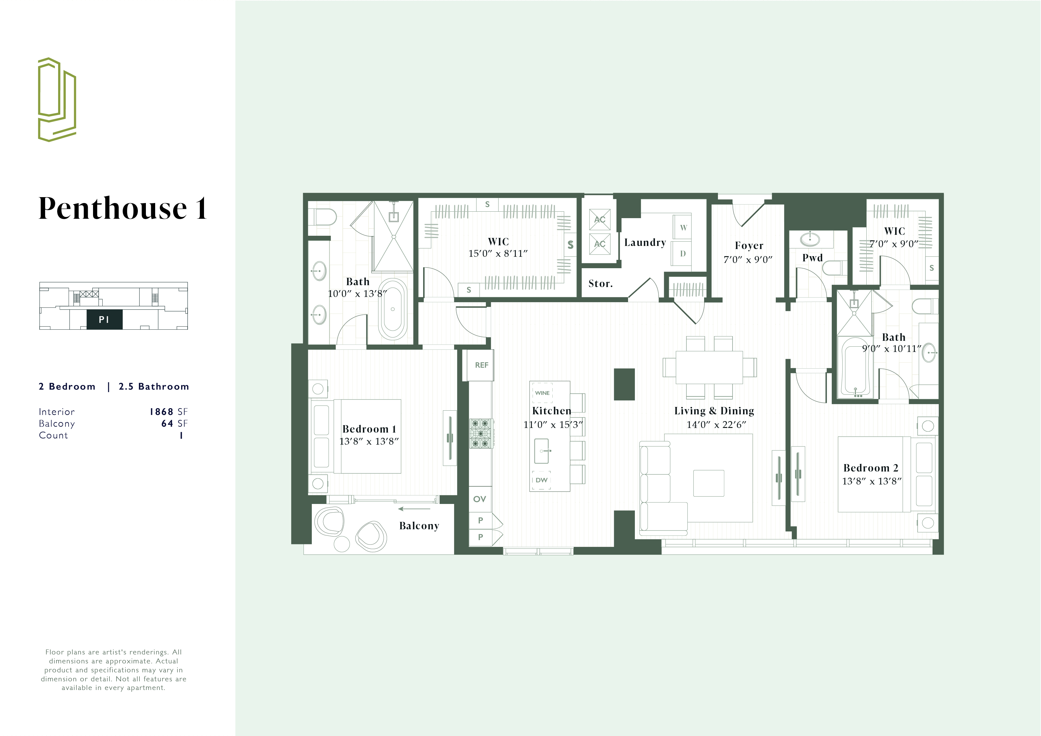 P1 floor plan