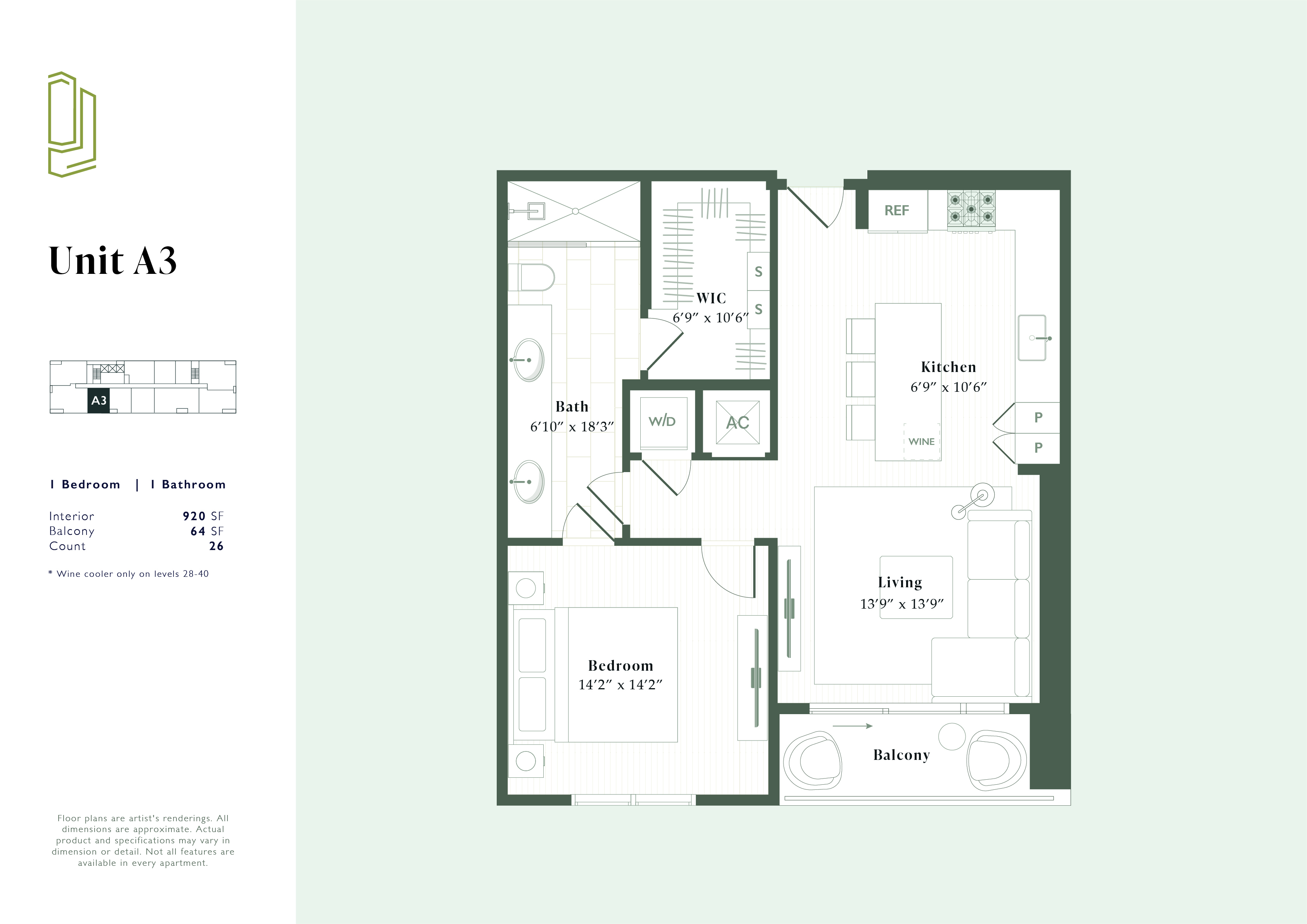A3 floor plan