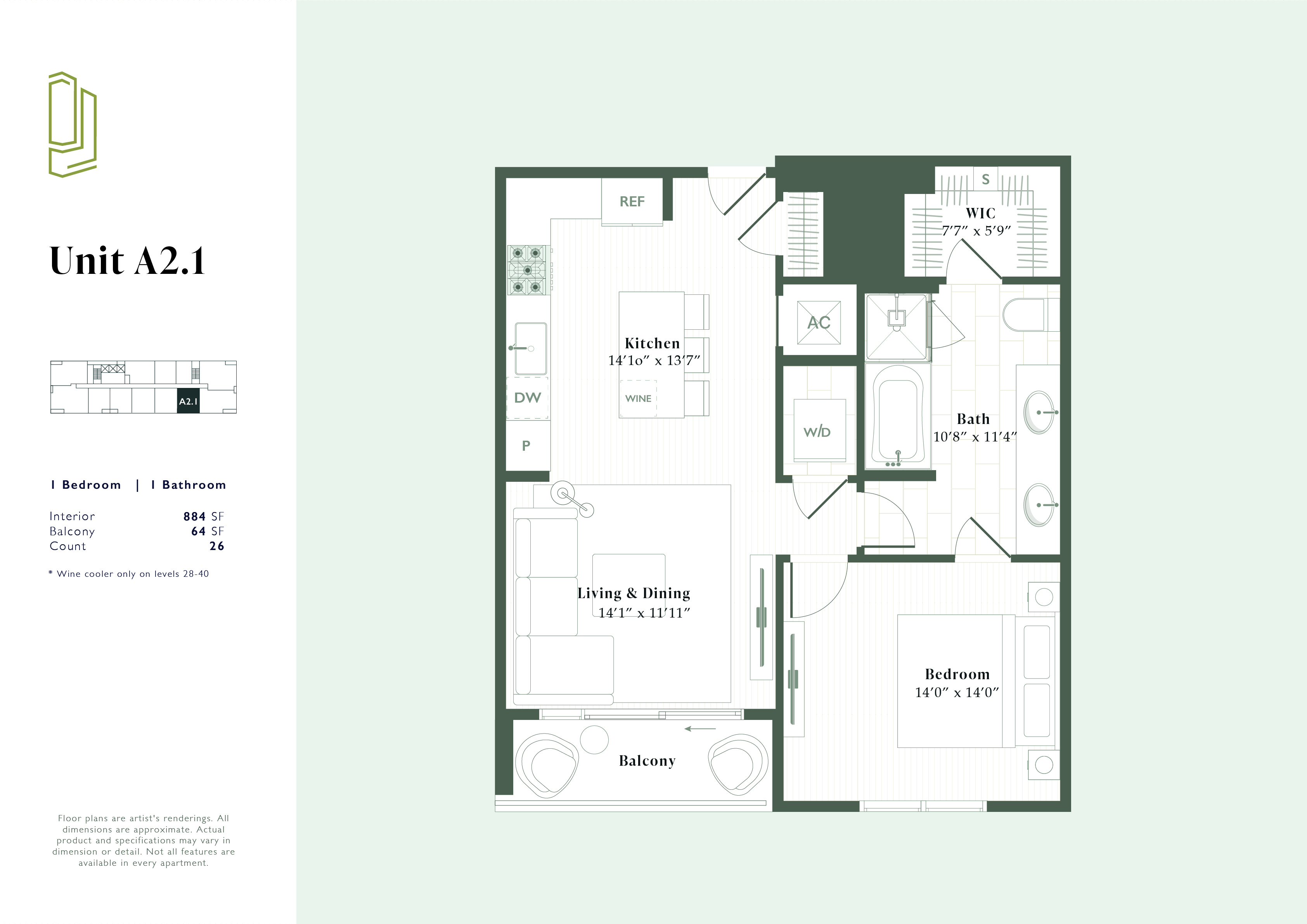 A2.1 floor plan