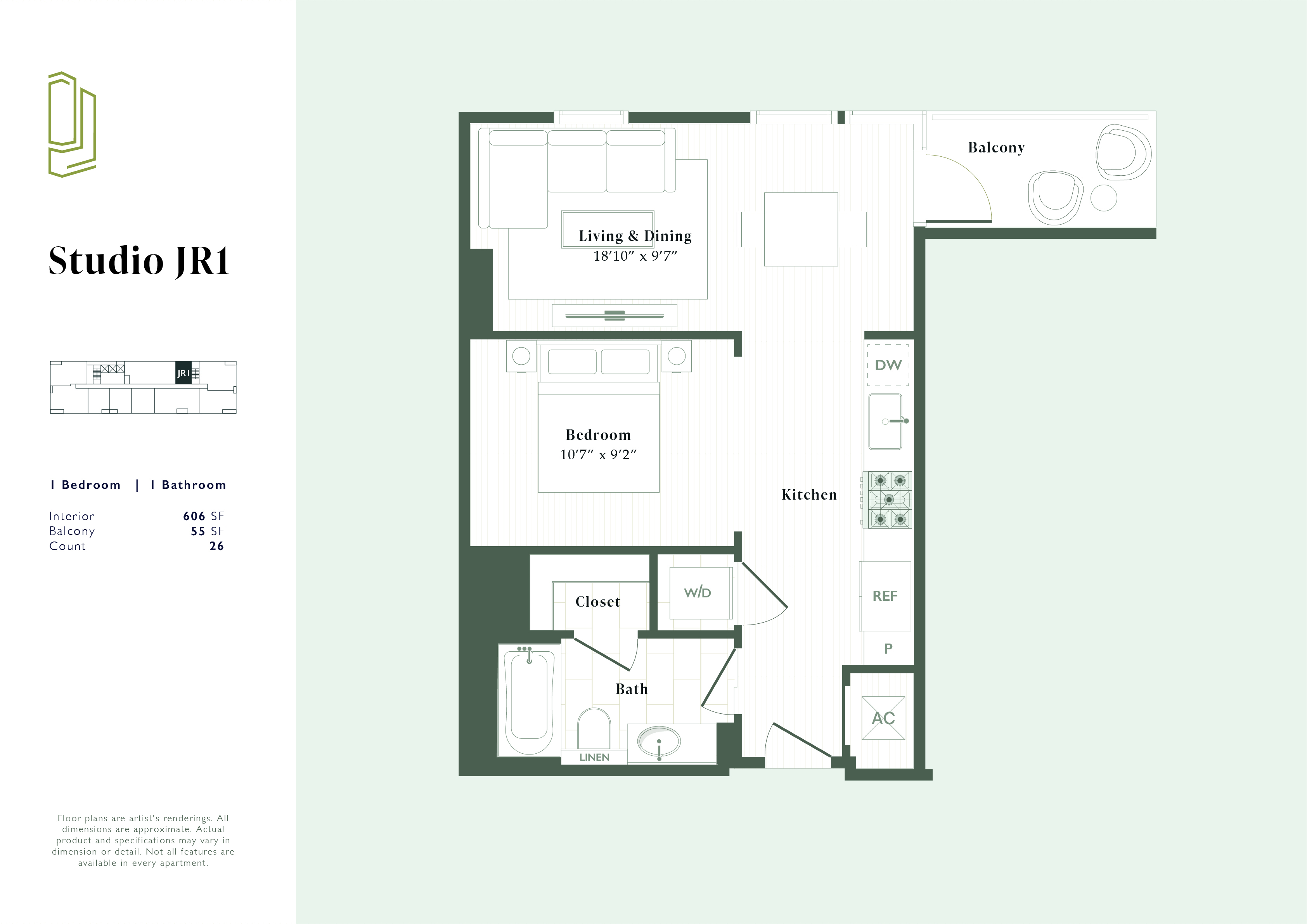 JR1 floor plan