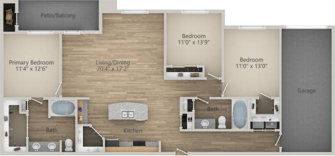 Tuscany A floor plan
