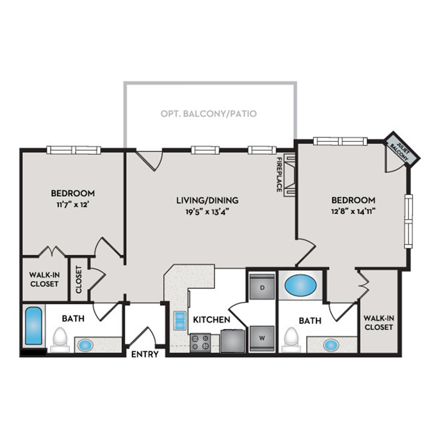 Flat floor plan