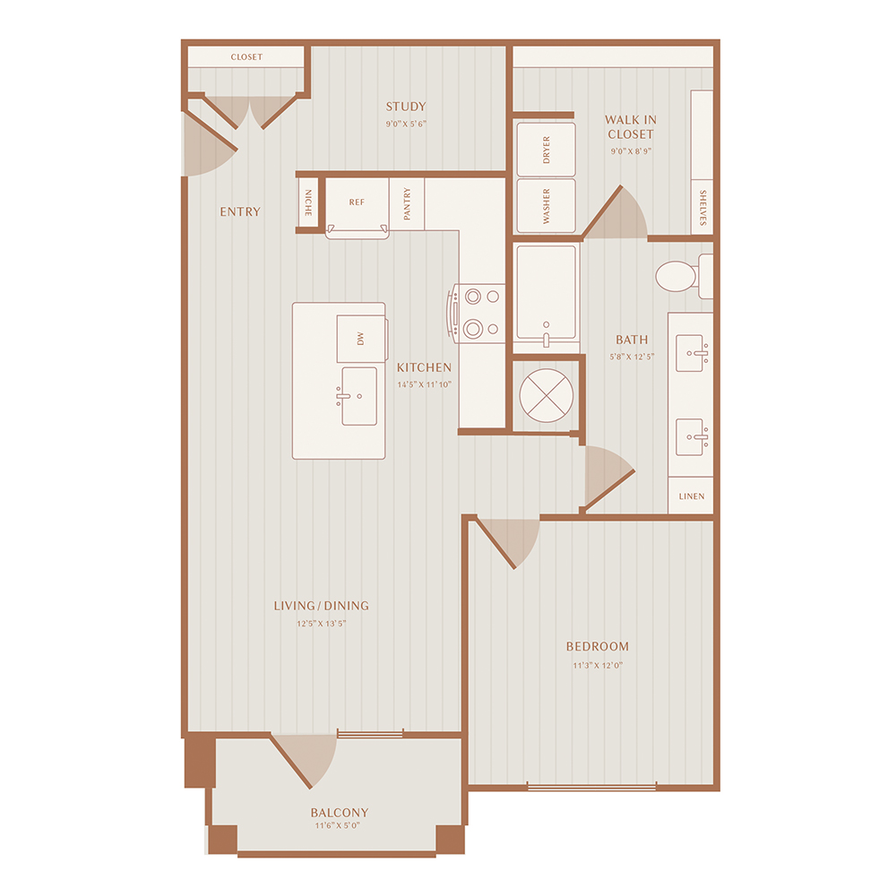A2 floor plan