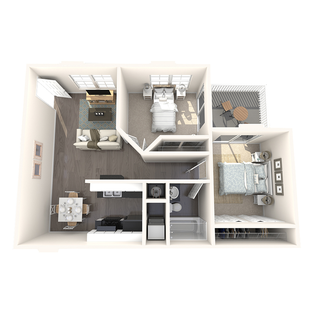 The Hibiscus floor plan