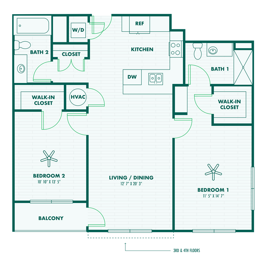 Cary floor plan