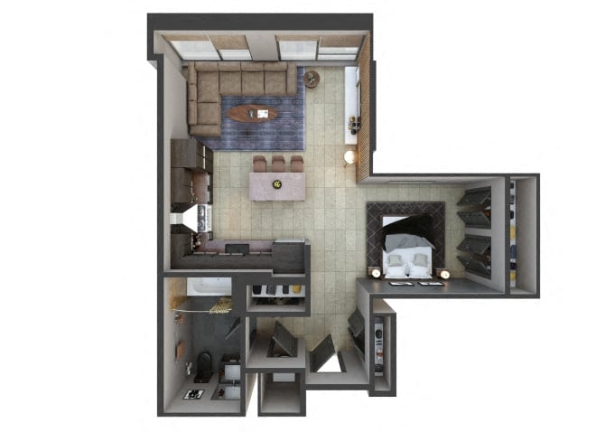 Unit U1119 floor plan