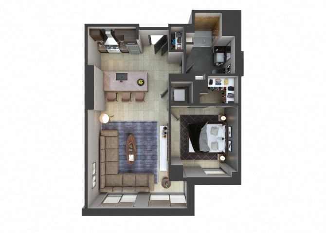 Unit U310 floor plan