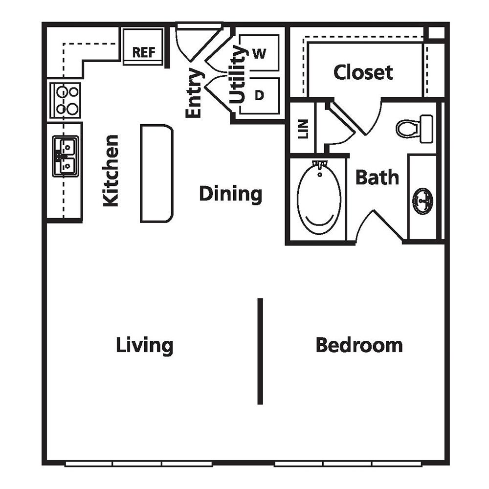 A floor plan