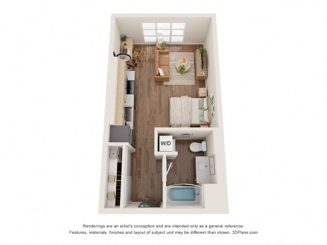 Studio - A1 floor plan
