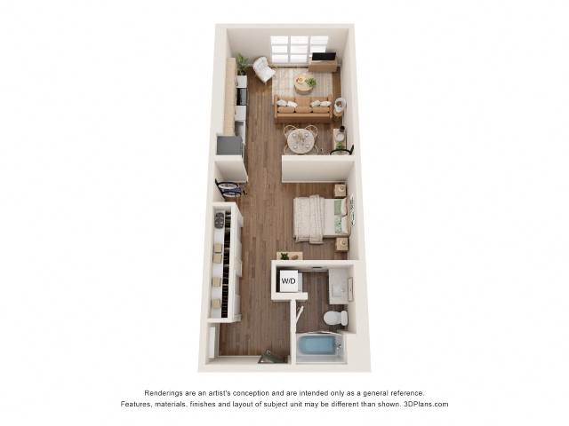 Urban 1Bed - B1 floor plan