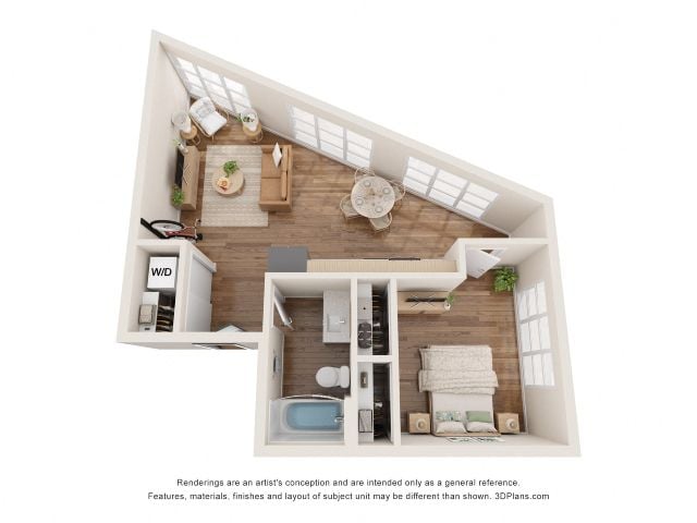 1Bed - C3 floor plan