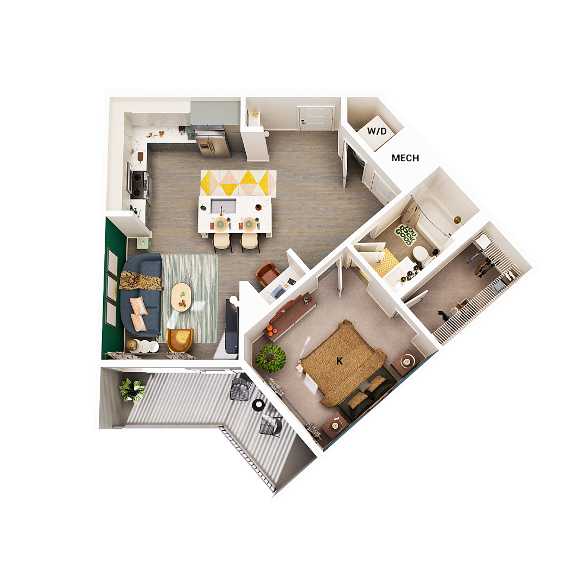 A5 - 1x1 floor plan