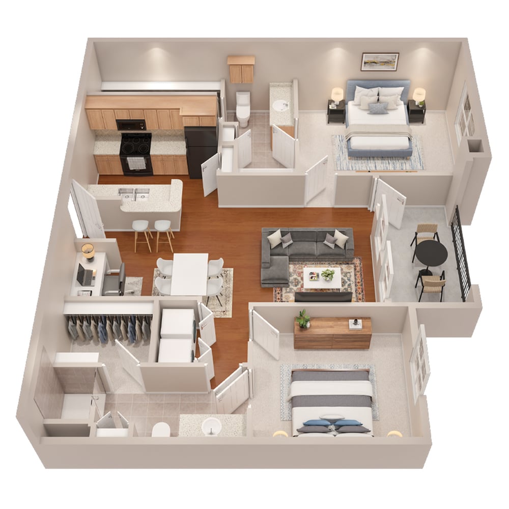 Caroline floor plan