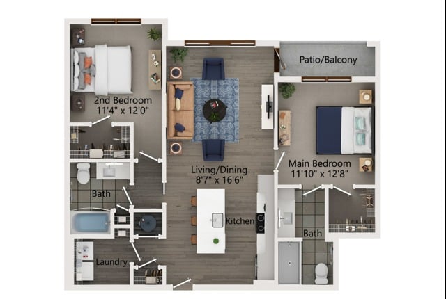 B4 floor plan