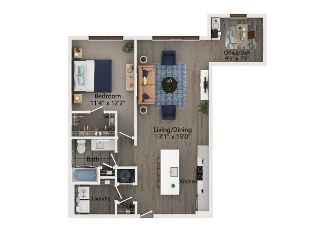 A4-D floor plan