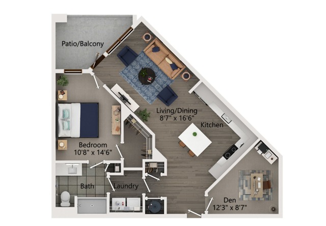 A5-D/DE floor plan