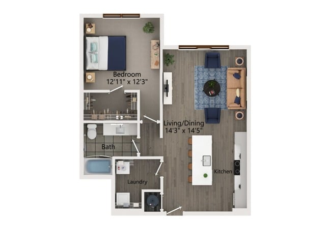 A3 floor plan